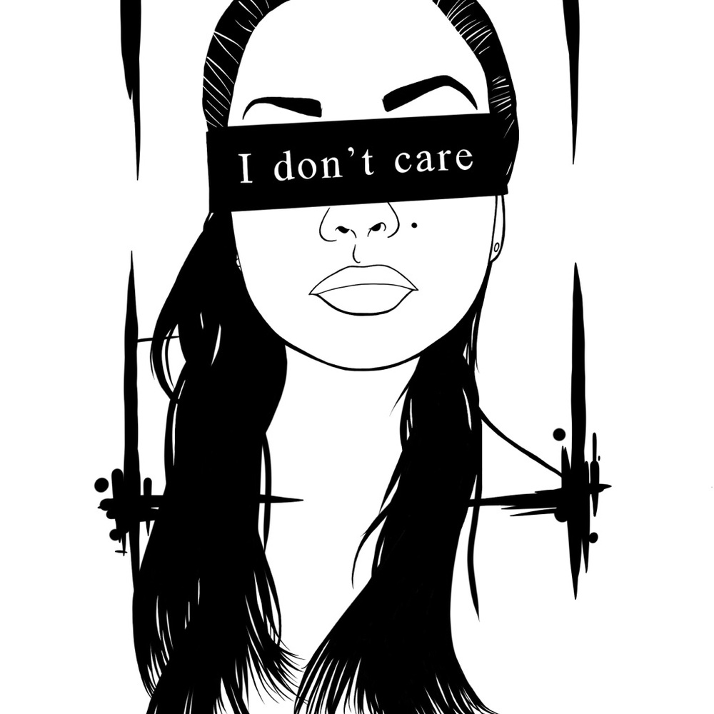 “ I don’t care “ unisex tee shirt